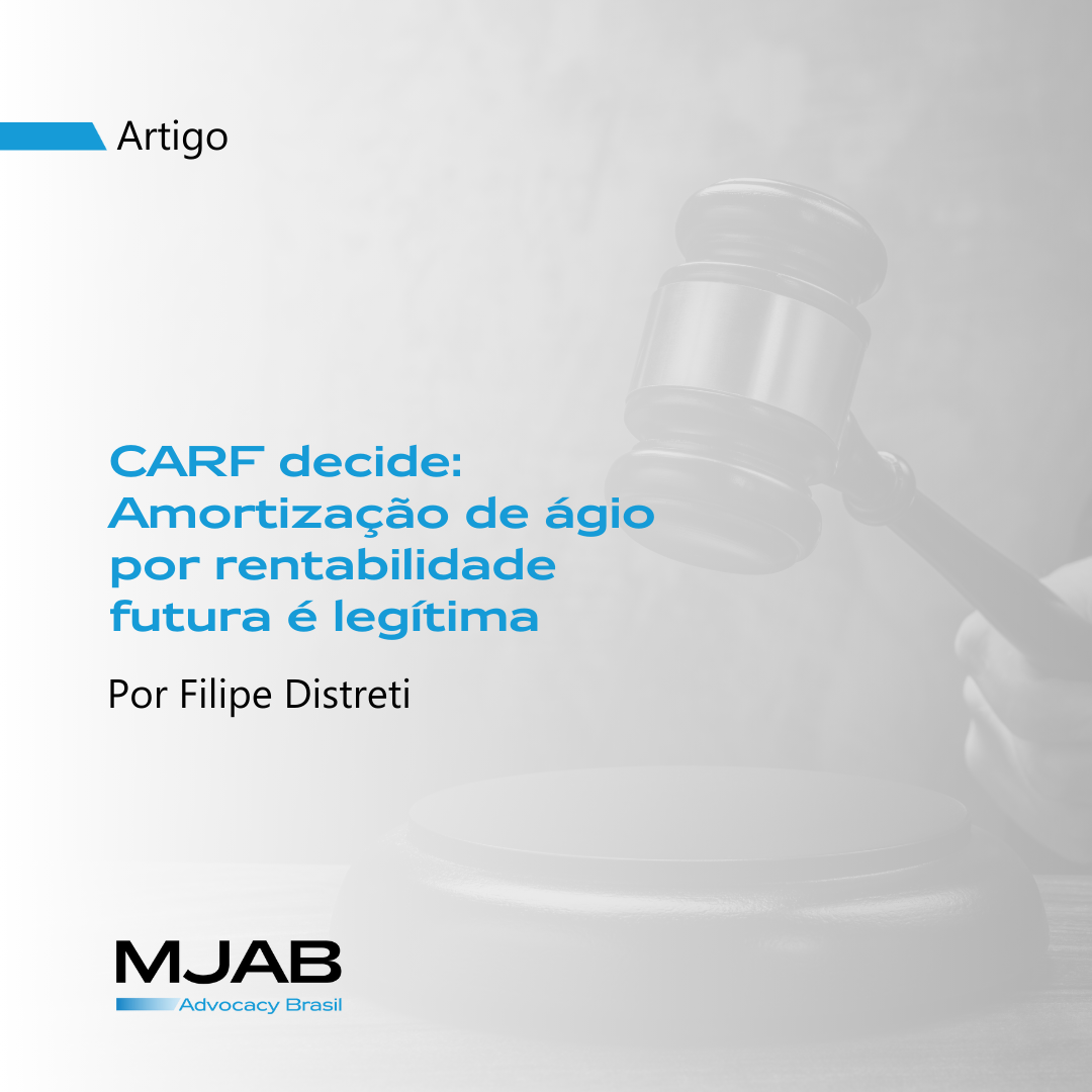 CARF decide: amortização de ágio